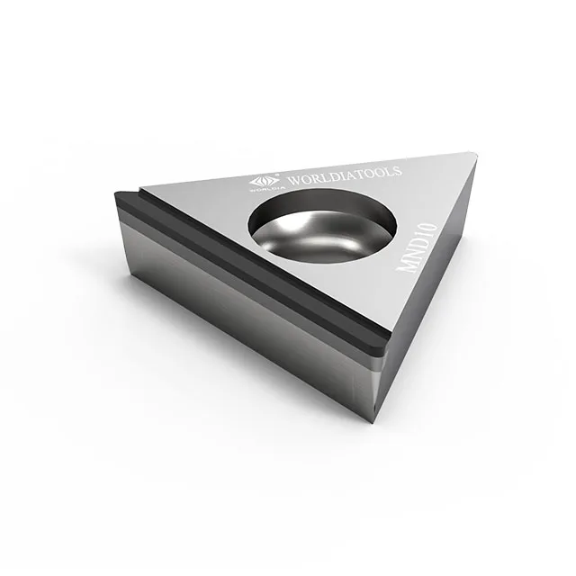 Высокоточная Алмазная токарная пластина CNC PCD с наконечником материалом MND10 TCGW/TCGT для алюминиевого полного лица полная