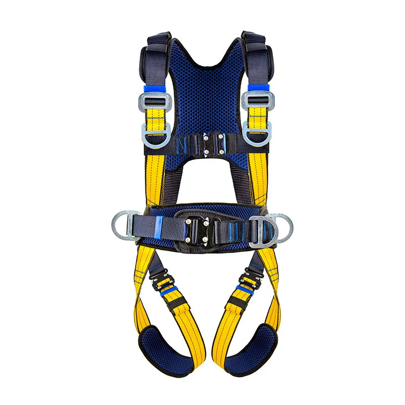 Double hook full body five point safety belt harness and high-altitude work