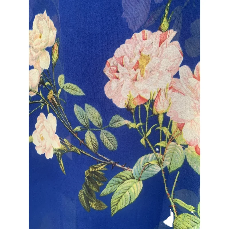 Hot sale products custom design 50D CHIFFON printed silk chiffon fabric for women dress