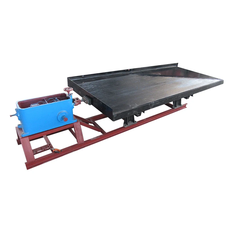 Factory Price Gold Mining Equipment Mineral Rock Ore Gravity Separator Machine mechanical vibration Gold Shaker Table
