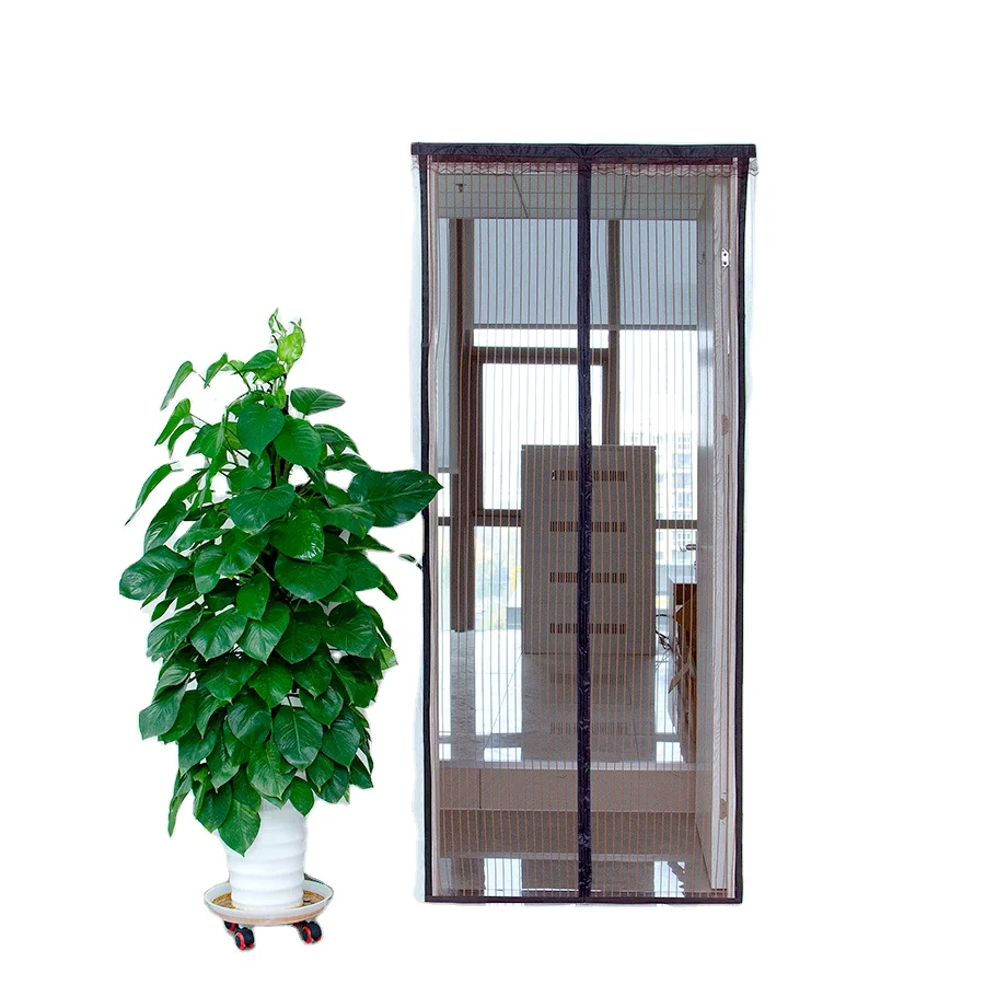 insecticide anti mosquito net magnetic door screen reinforced magnetic mosquito net  door curtain