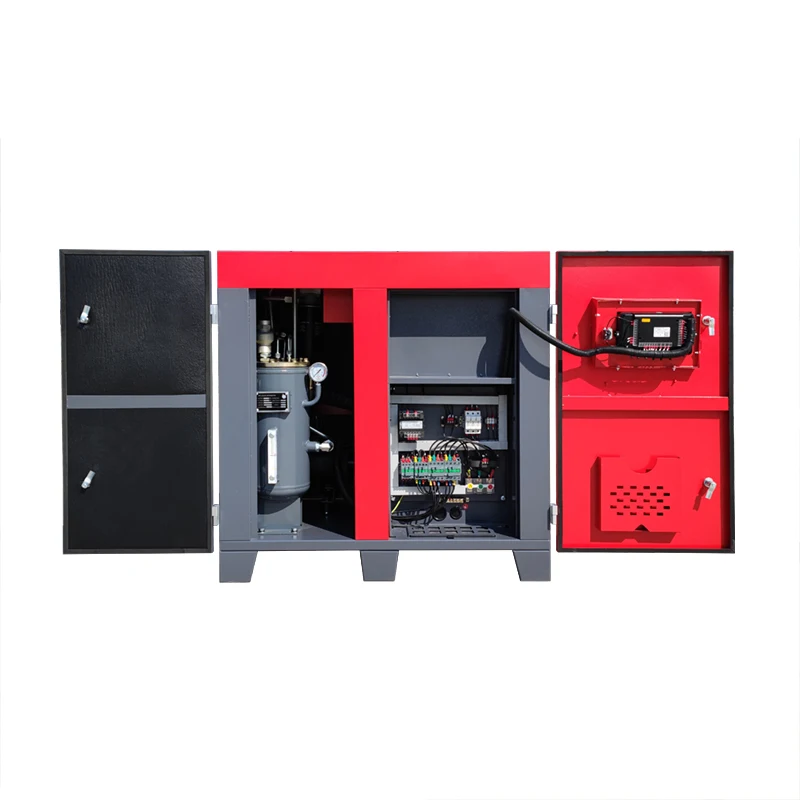 Промышленный винтовой компрессор 15 кВт 20 л.с. с фиксированной скоростью и винтовым компрессором VSD