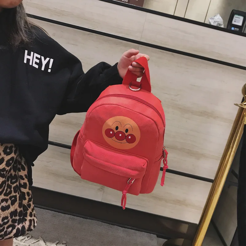 Primary School Bag Kindergarten Baby Anti-Lost Bag Candy Canvas Bag Children Small Backpack