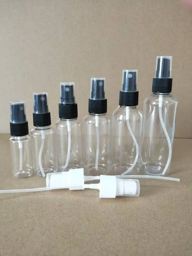 
HOT plastic spray bottle perfume 30ml 50ml 60ml 80ml 100ml pet plastic spray bottle for perfume cosmetic wholesales 