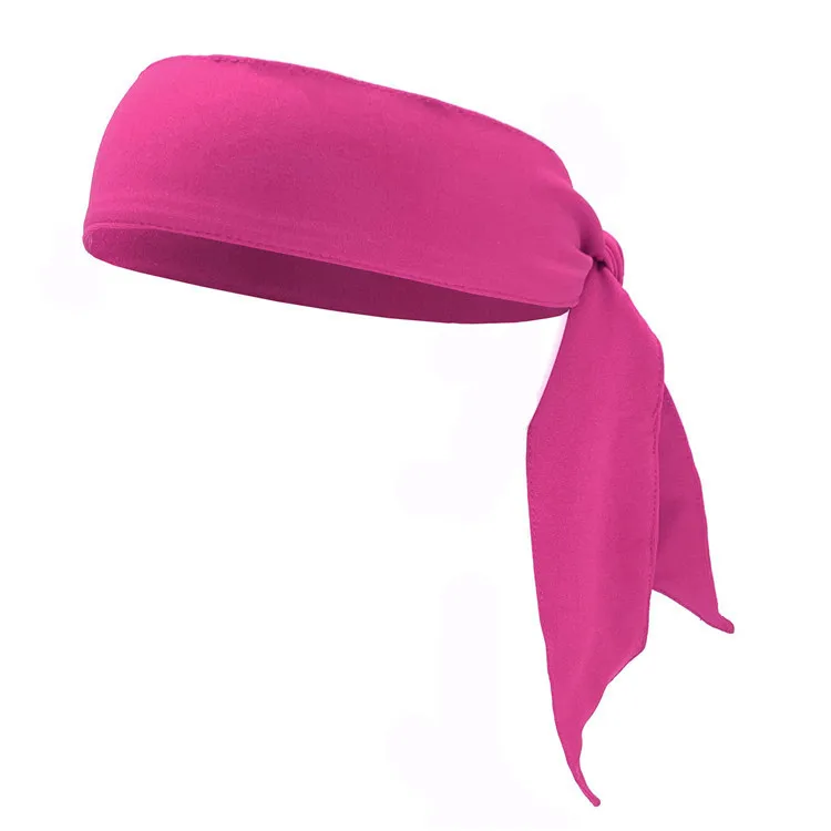 Custom Logo Sweat Absorbing Sports Head band Tie Dye Sport Fitness Back Headband for Gym