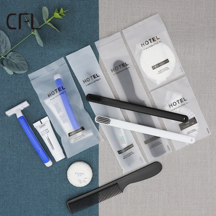 Customized Logo Dental Kit Low Moq Hotel Amenities Set For Hotel And Resort Guest Room