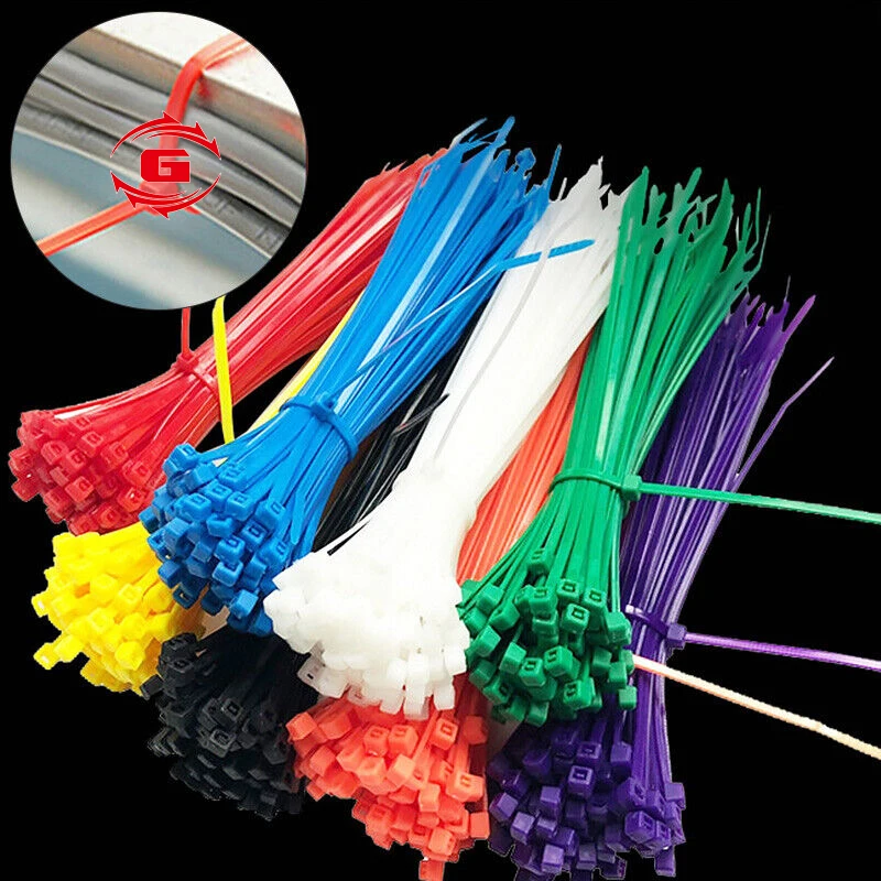 China supplier nylon 66 pa 66 material plastic nylon cable tie supplier cable clamp strap wraps