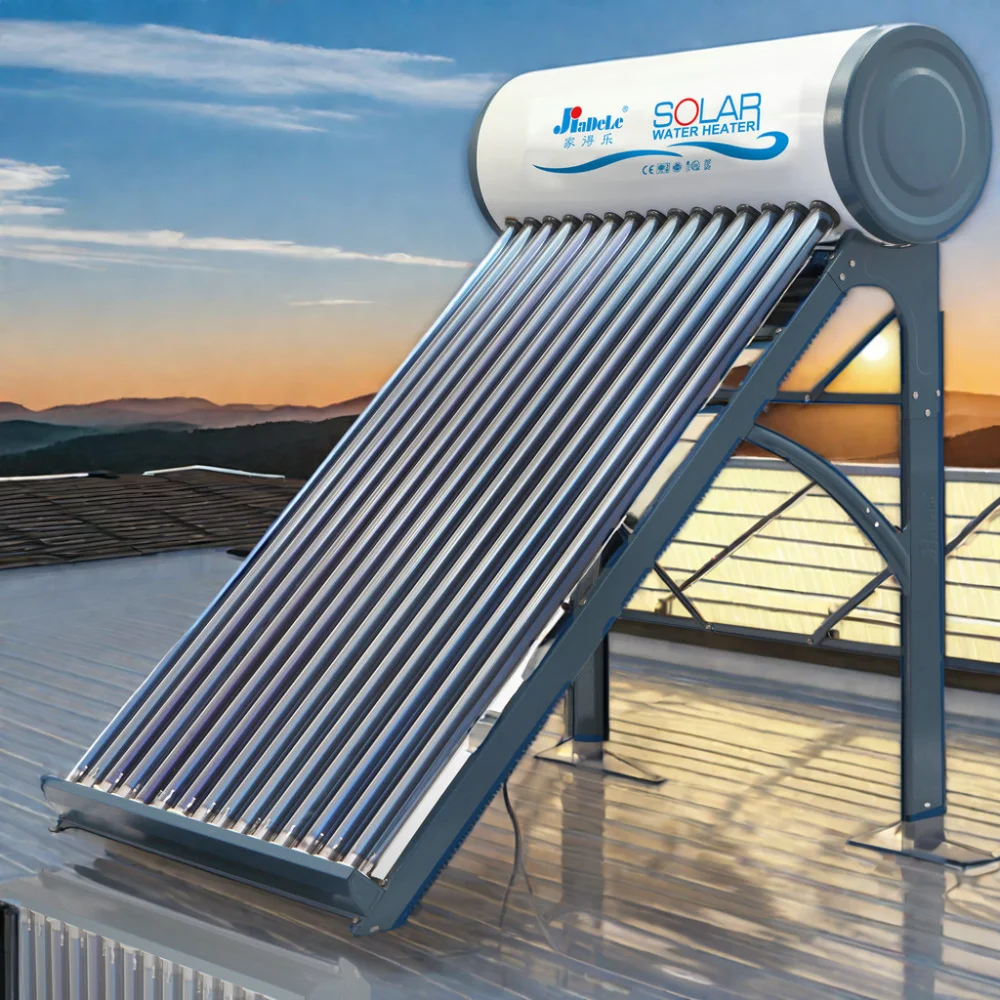 JIADELE жилой водонагреватель без давления калентадор Солнечная водонагревательная система вакуумная трубка солнечная