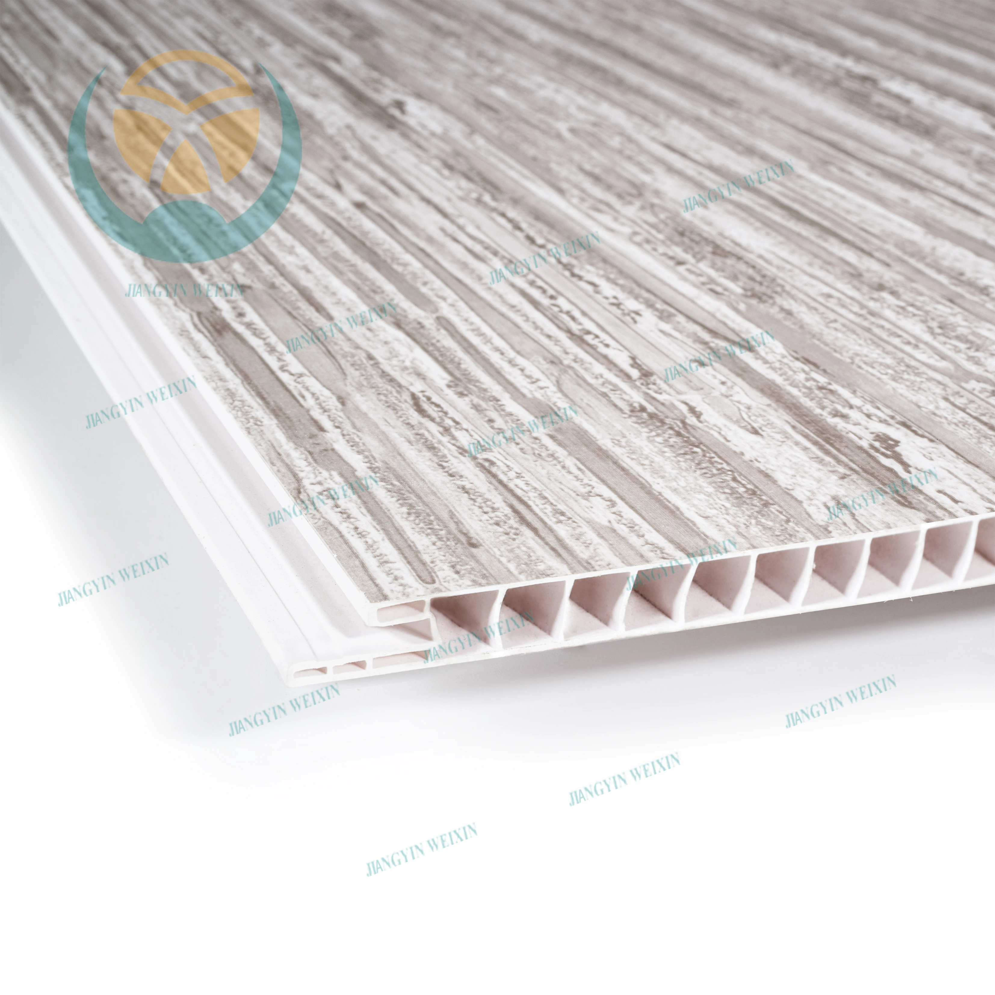 (sample order) plastic cement design extrusion line plafond gloss bathroom wall UV panel siding exterior wall panel