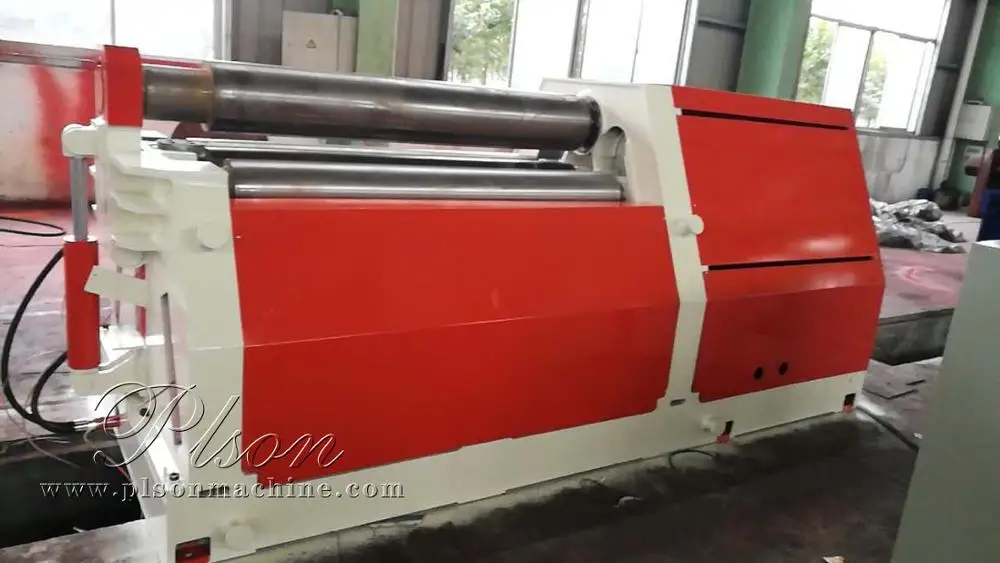 W12 80*3000 Heavy Duty Plate Rolling Machine Hydraulic 4 Roller Plate Bending Machine