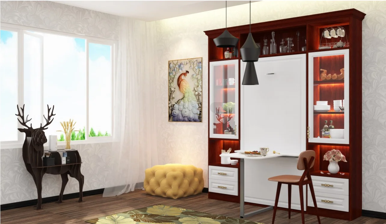 bedroom steel metal adjustable concealed bed vertical turning bed hinge folding hinge bed lifting mechanism