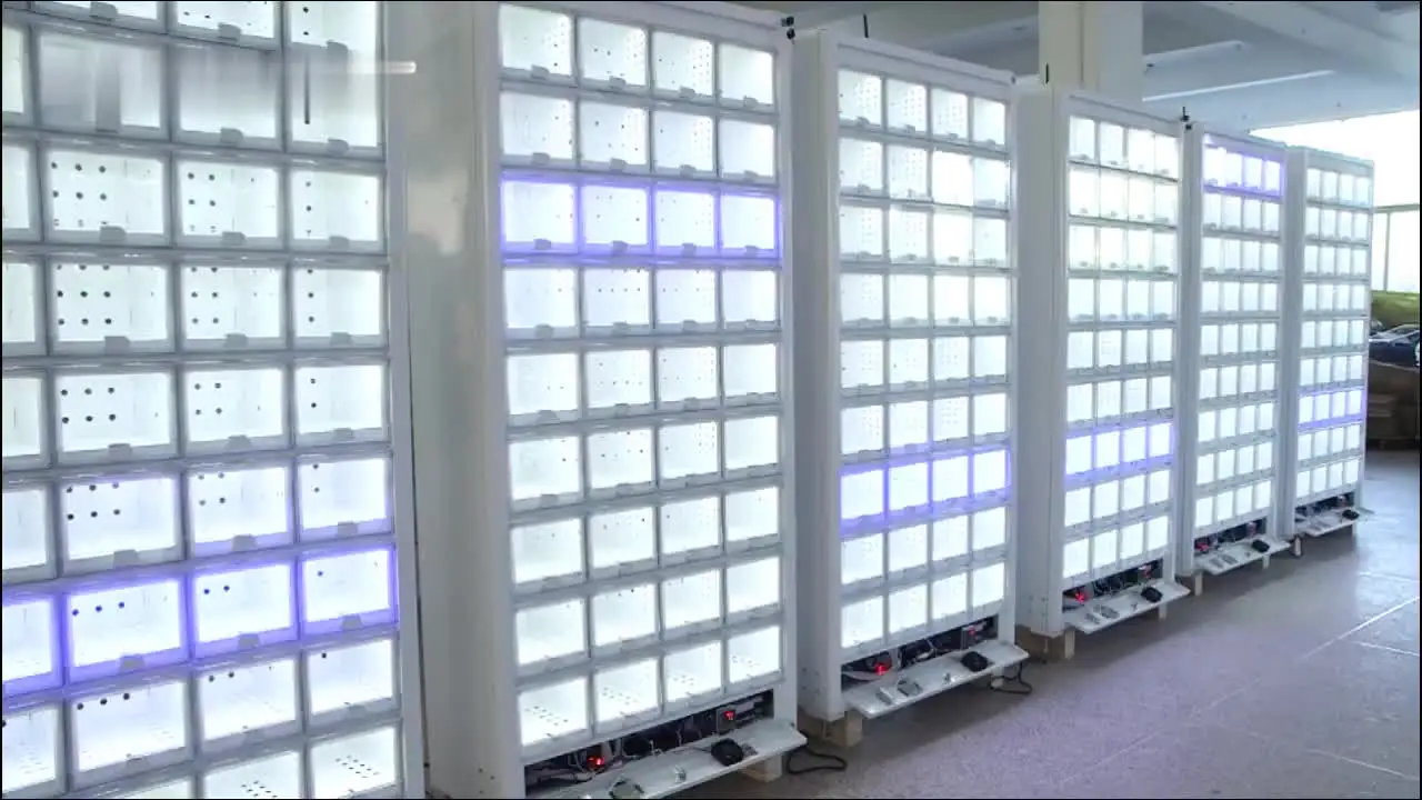 Customized smart vending machine Locker smart machine toys packed food vending machine with different size lockers