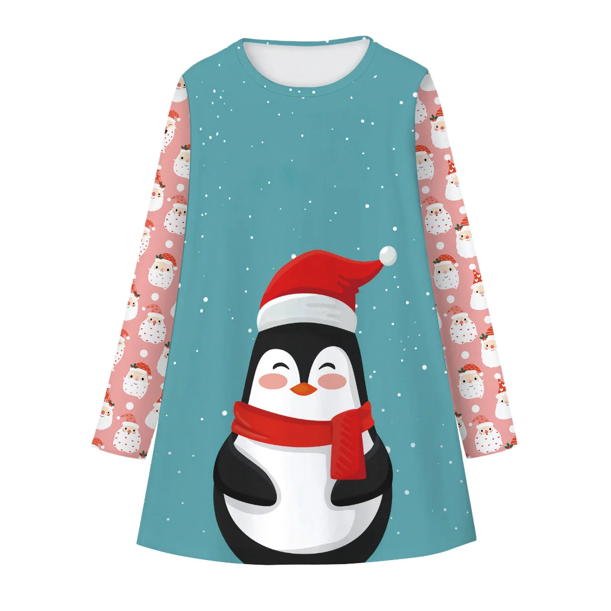 Beautiful Children Clothes Cotton Baby Girls Dress In Long Sleeve Cartoon Pattern Dresses