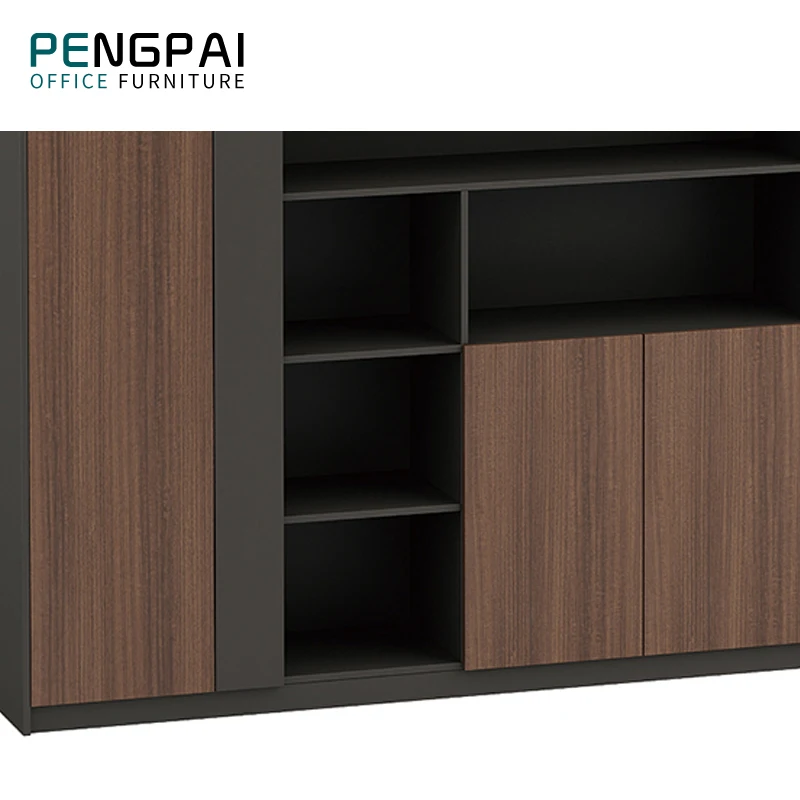  Pengpai книжный шкаф из тикового дерева настенный