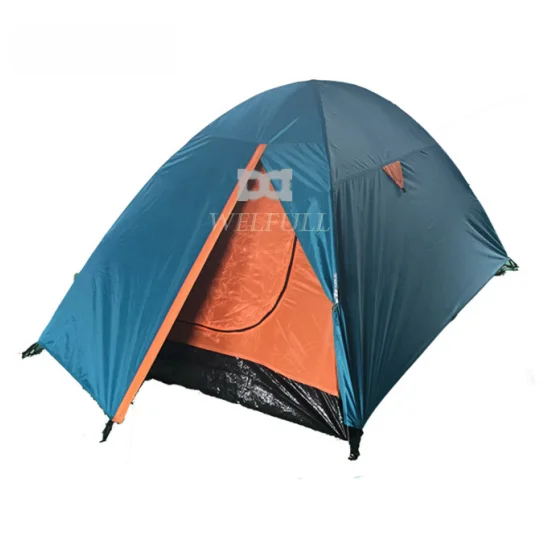 Outdoor Camping Hiking Traveling 2 man European 2 Layer Camping Dome Camper Tent