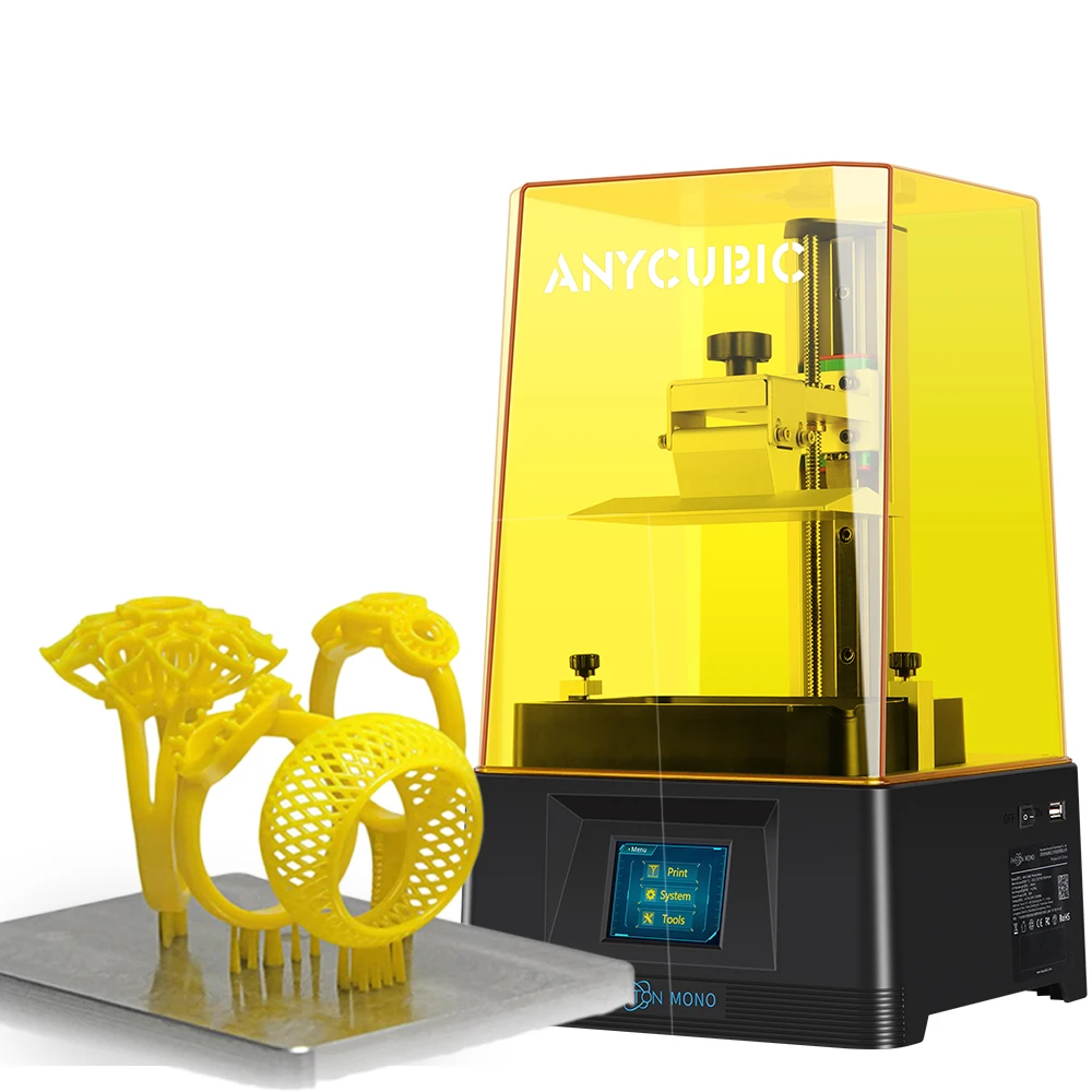  ANYCUBIC низкая цена настольный ЖК-дисплей ювелирное стоматологическое оборудование 3d
