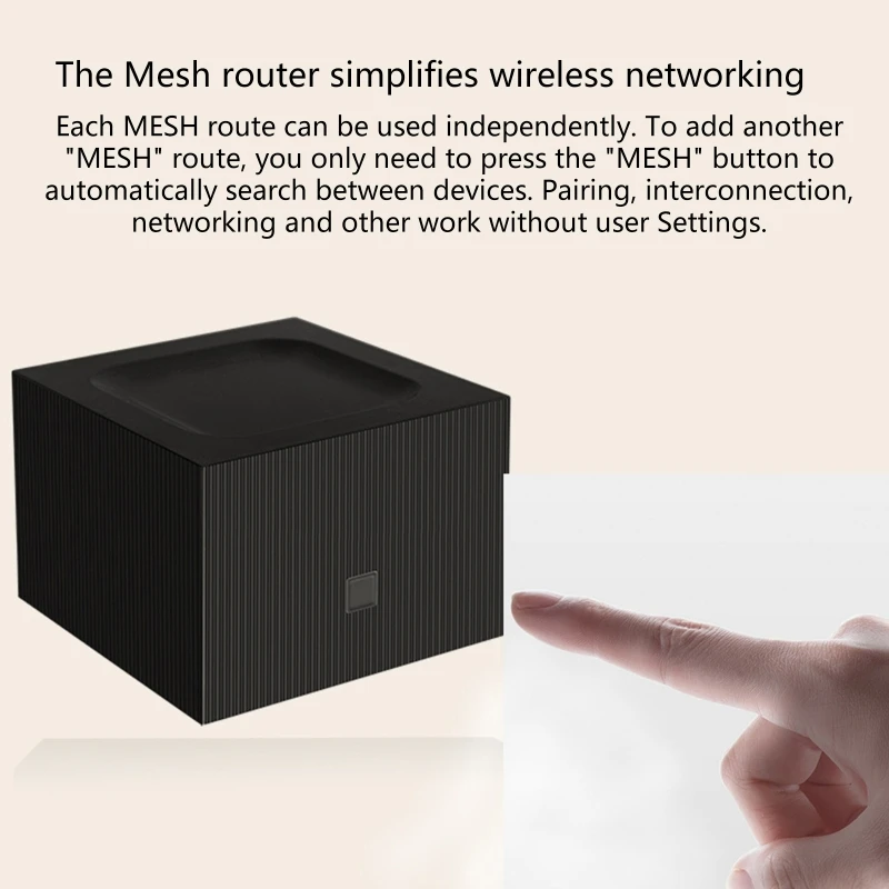 AC1200 WiFi Mesh Gigabit port 1000Mbps dual band mesh wifi router system