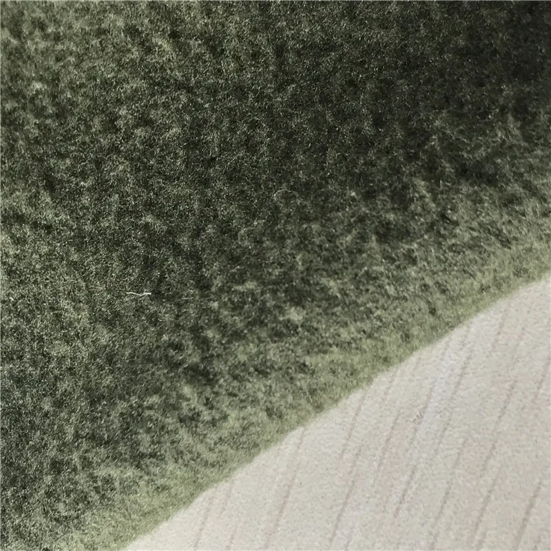 PF1/ROOSO REC Recycle 260GSM two side brushed dyed polar polyester fleece fabric high vis reflection fabric