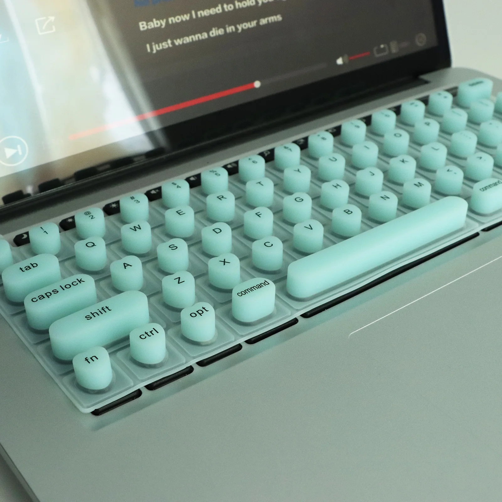 Silicone Manicure Special Keyboard Film Easy-Carry Protective Key Pad for Long Nails Cross-Border New Household Sundries Product