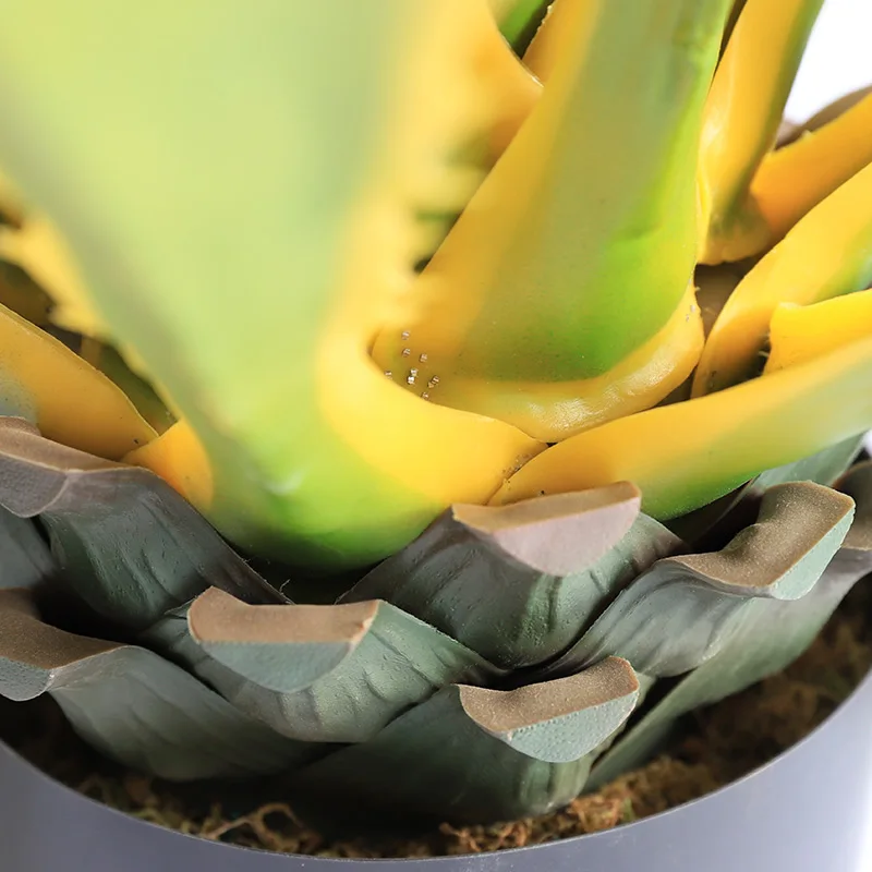 Decorative Plants Wholesale artificial plant factory  fake sisal hemp in plastic pot Garden Decor