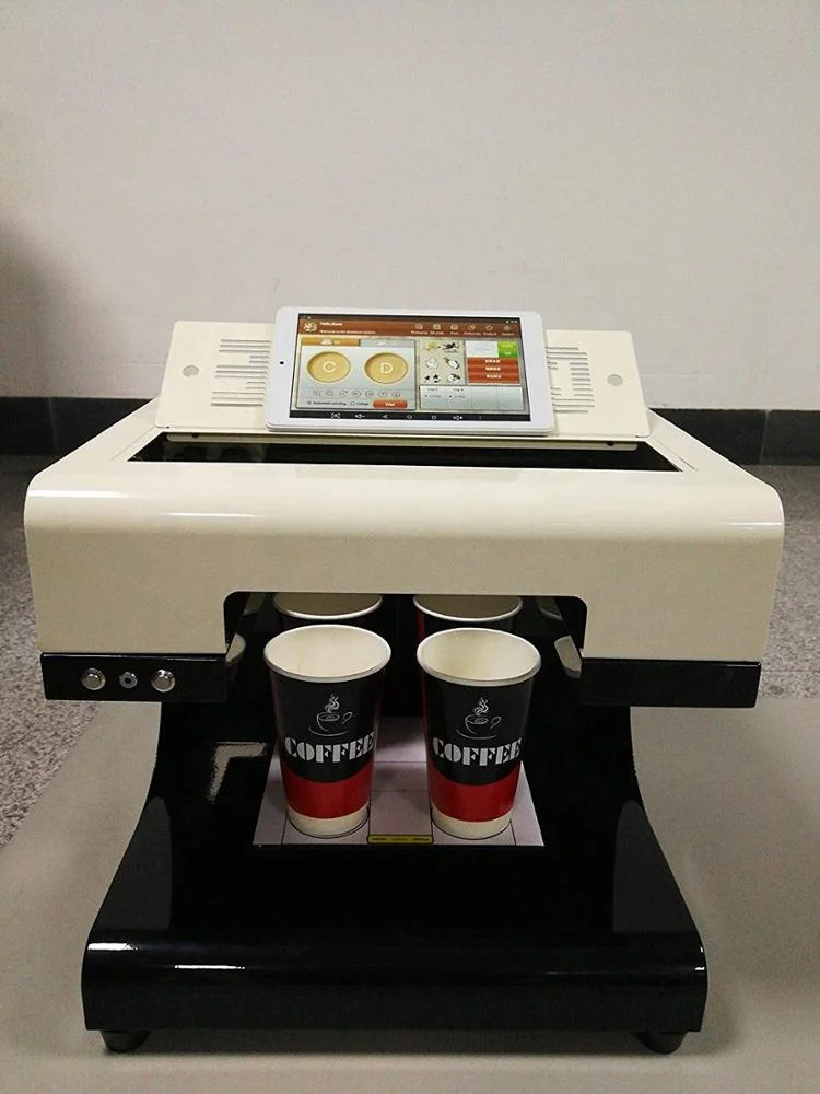 
2021 new coffee printer 3d printing cappuccino latte can print any photo selfie art for cafe restaurant 
