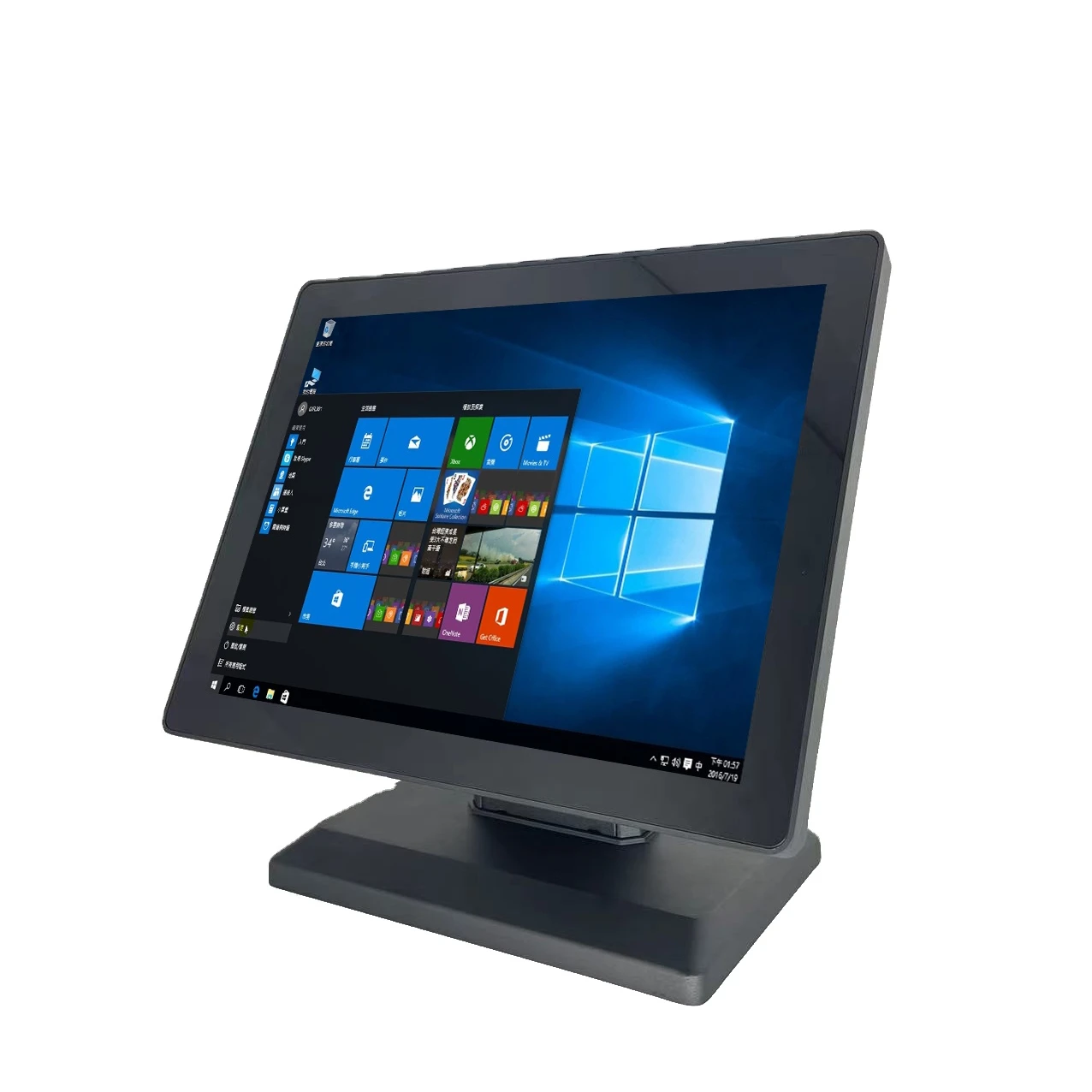 Aonpos алюминиевый сплав Windows Pos розничный кассовый аппарат с электроникой второго экрана все в одном EPOS