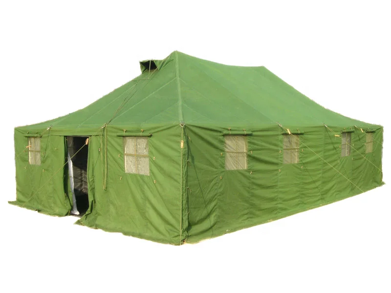 China Factory UN 20 Man Canvas Tent for Outdoor Camping and Winter Use party tent