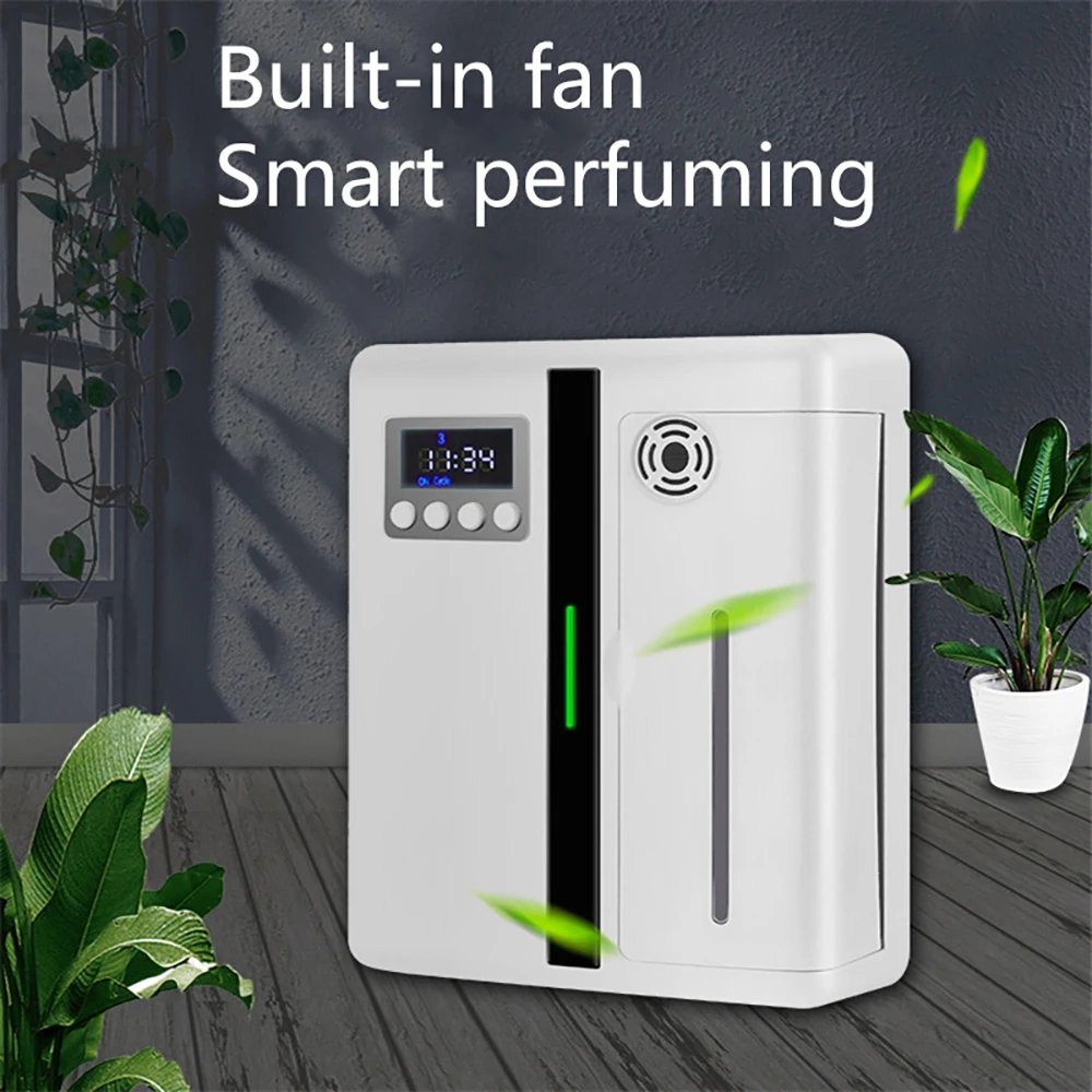 Scent Machines With Fan Inside HVAC 500m3 Aroma Unit Diffuser 300ml Air Purifier For Large Area Hotel Lobby Home Fragrance