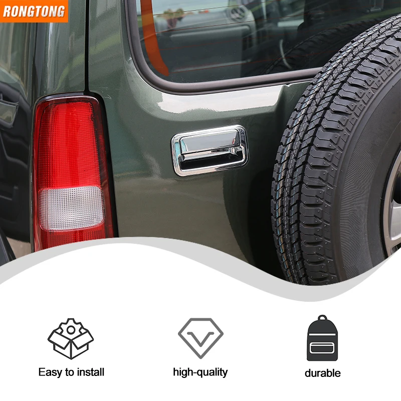 High-quality Exterior Accessories ABS Tailgate Handle Cover Tail Gate Handle Decoration Trim For Suzuki Jimny 2007-2017