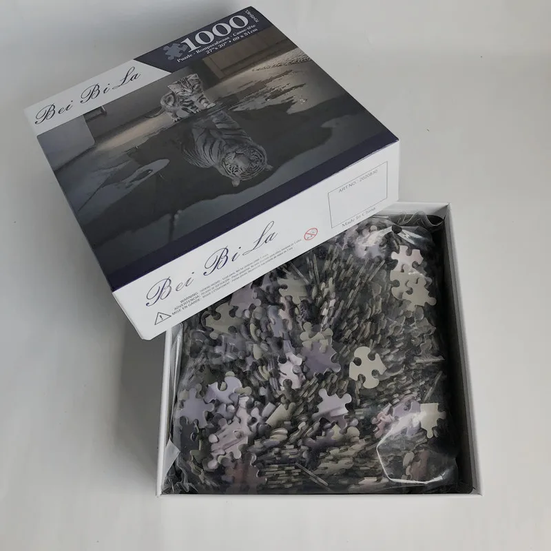 wholesale manufacturers custom puzzle 1000 2000 pieces blank  jigsaw floor puzzle