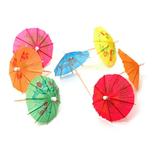 decorative picks drinks cocktail picks creative paper umbrella fruit picks