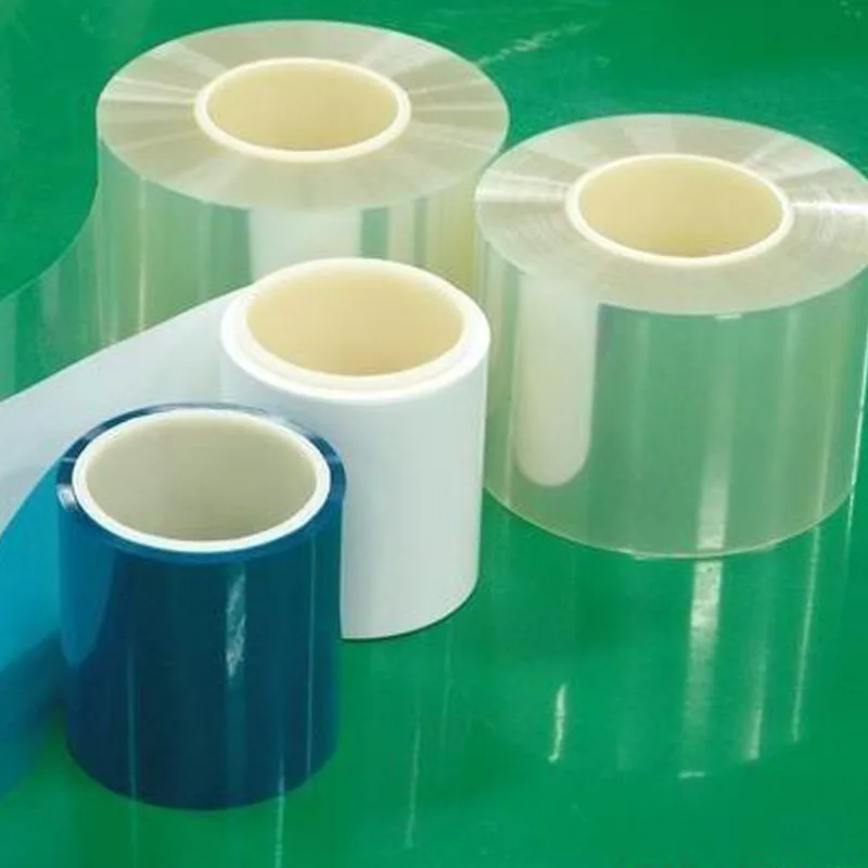 Yuffen OEM Blue/Transparent Glassinew Silicone Coating Release Liner Pet Film For Self-Adhesive Sticker Release Paper