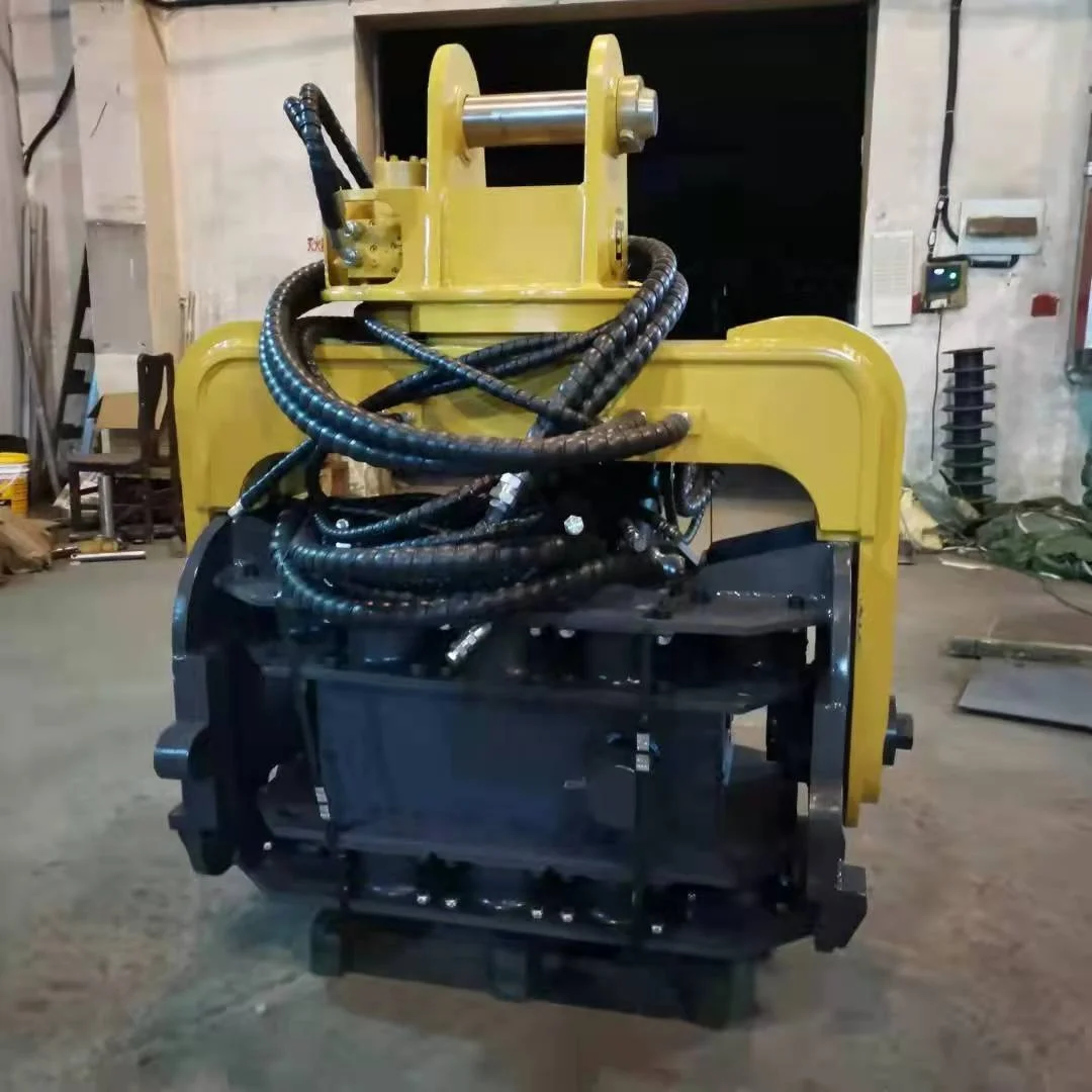 New High-Efficiency Hydraulic Steel Pile Driver Core Components Including Motor Pump Engine Construction Farming Solar Pile