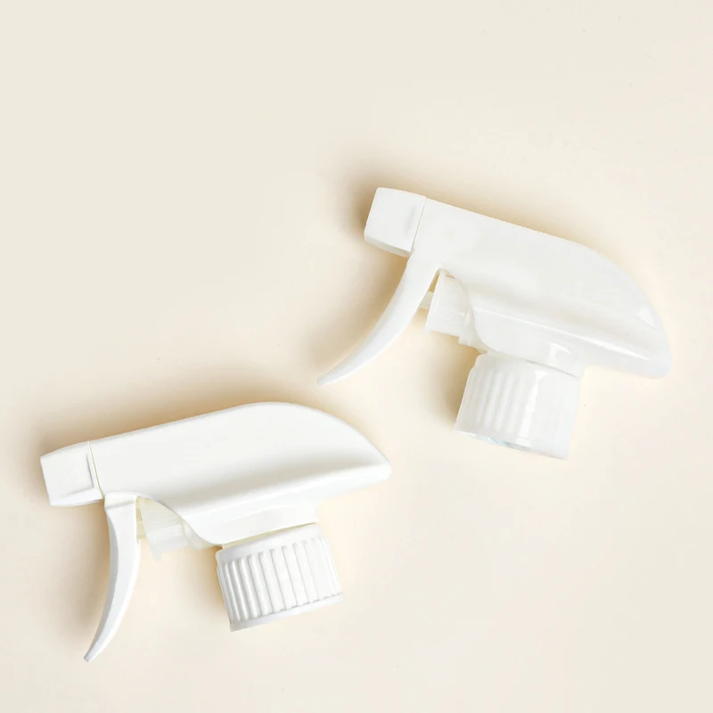 Sunnature Plastic White Trigger Sprayer 28/410 For Bottles Reusable Square Guns Handy Spray Flat Pump Guns
