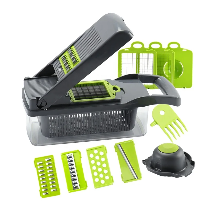 Drop Shipping Multi Function Mandoline Vegetable Slicer Veggie Chopper Food Chopper Onion Cutter Vegetable Slicer