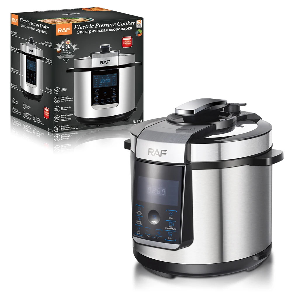 RAF Convenient Intelligence Pressure Cooker Non stick Multi- functional Electric Cooker Stainless Steel