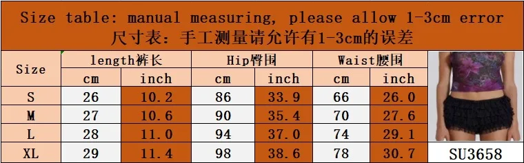 DG5473C Sexy Beach Hot Pant Women Hipster Low Waisted Ruffles Tiered Shorts Skirts Vacation Party Club Female Bottoms Streetwear