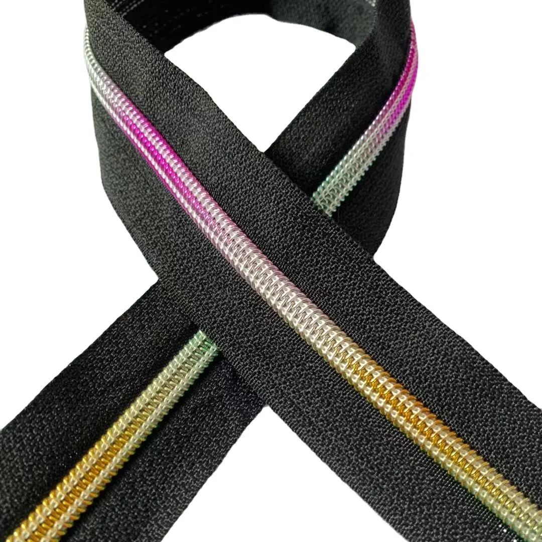 Нейлоновая Радужная лента на молнии для ткани
