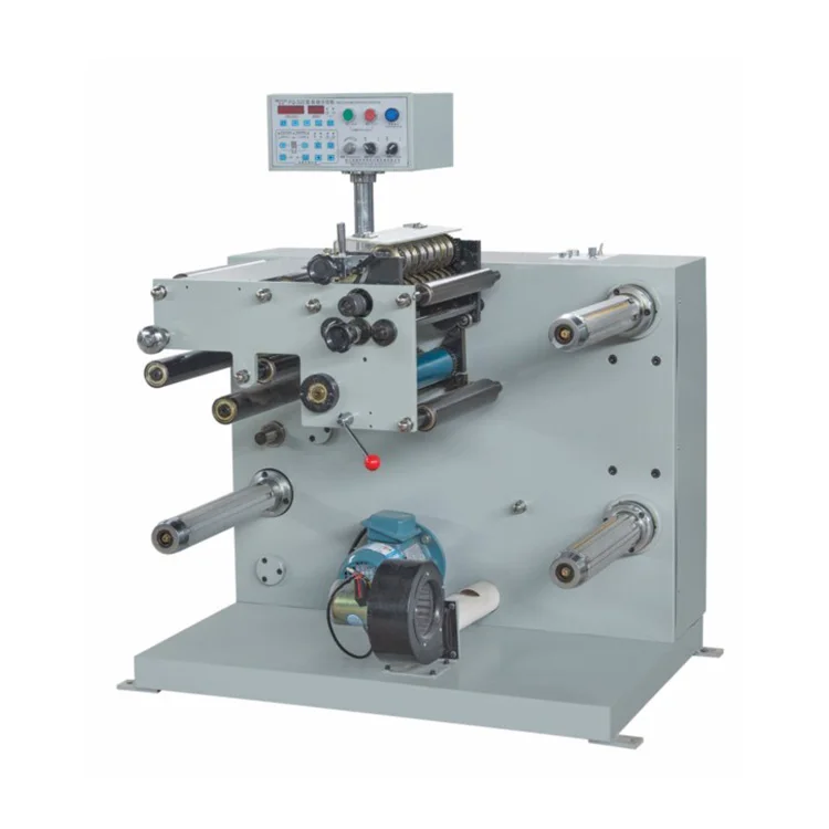 Full Automatic FQ-320 Narrrow Web Sticker Label Paper Slitting Machine Slitter Rewinder