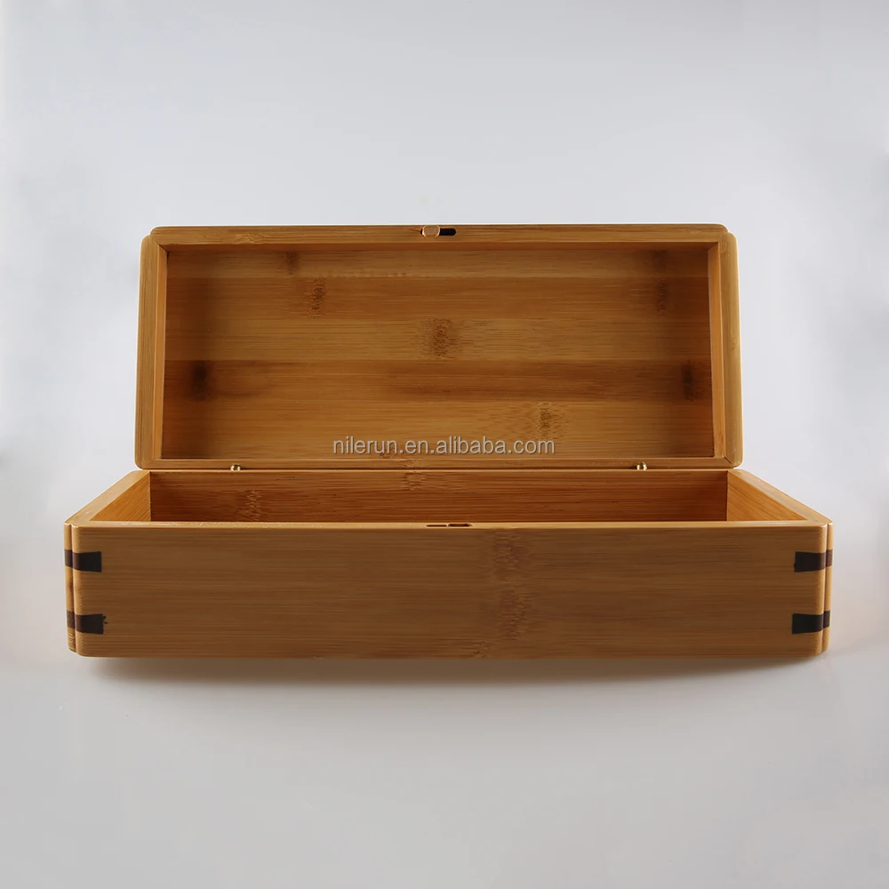 Luxury Wooden Candy Container Holder Coffee Caddy Storage Organizer Chest Jewelry Gift Packaging Case Big Large Bamboo Tea Box