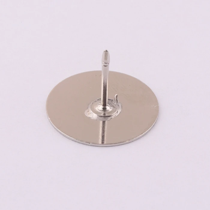 customized 18mm brass lapel badge clutch pin for locking pin back