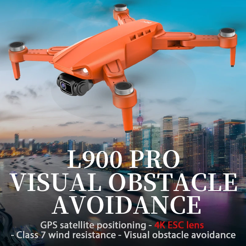 Best Seller Dron L900 Pro SE 4k 5G WIFI GPS Returen & Follow Foldable 25 Mins Long Range L900 Pro Drone with 4k Camera And GPS