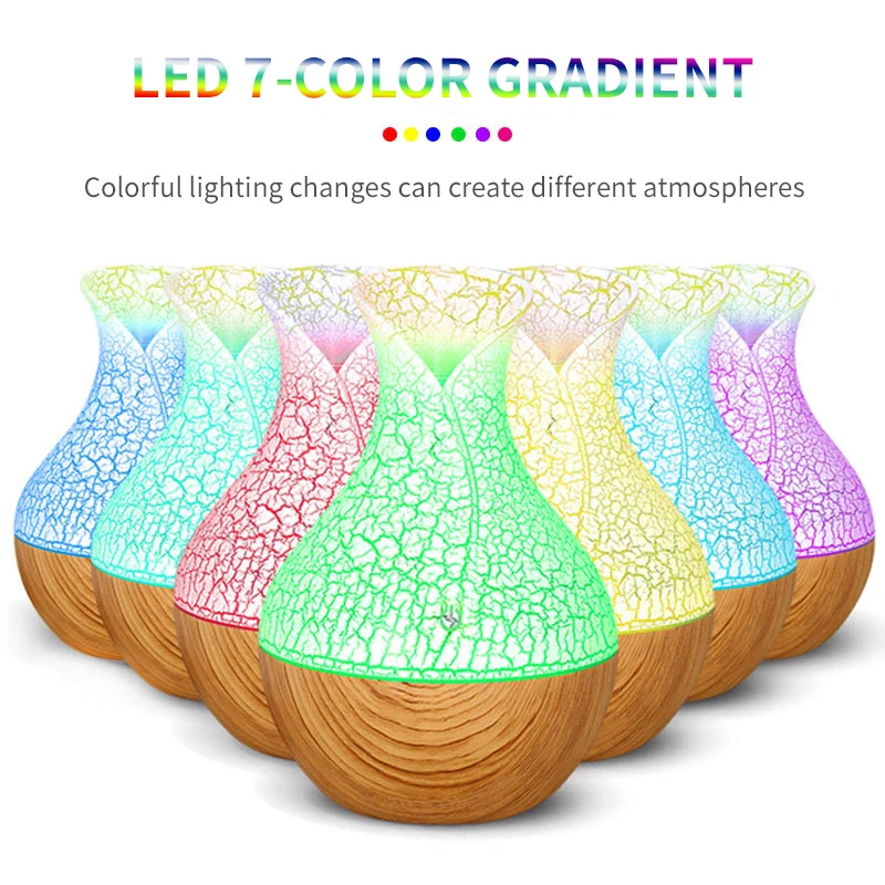 Gradient Essential Oil Diffuser Multi Home Appliance Diffuser Air Purifier Humidifier Nightlight  Aroma Mini Humidifier