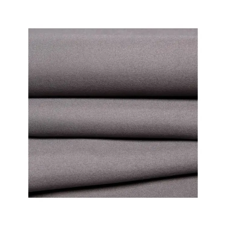 Waterproof Flame Retardant Gray Color Fabric Plain Peach Skin Velvet Twill For Handbags 210d polyester oxford fabric