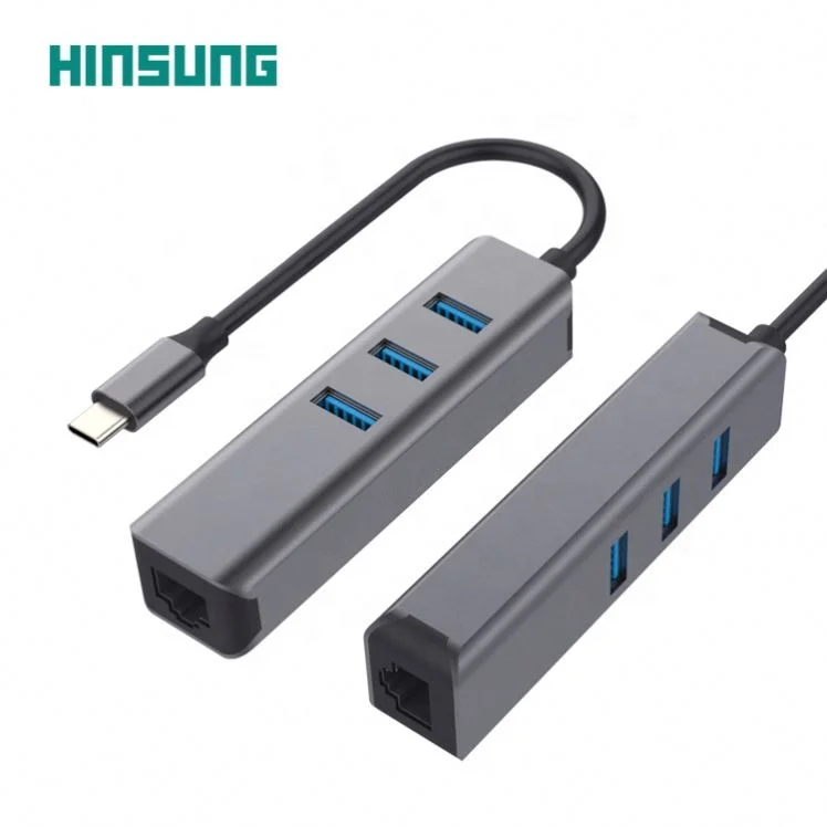  4 в 1 многофункциональная USB C концентратор 3 0 для портативных ПК компьютер аксессуары адаптер USB-C RJ45 Hub зарядного