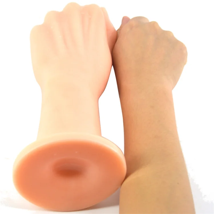 
Factory Cheap Price High Quality Female Masturbation Dildo Fist Shape Penis PVC Dildo-Sex-Toys 