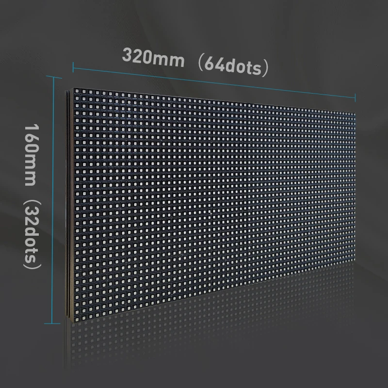 high quality nationstar HD smd 2525 advertising RGB SMD3535 outdoor full color p5 64x32 outdoor led module