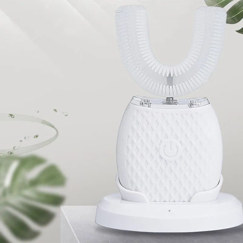 Automatic Electric Toothbrush for Adults 360 Degree Ultrasonic Electric Toothbrush 100% Food Grade Silicone Electric Travel