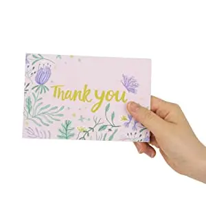 Full Color Printing Blank Cards with Envelopes and Stickers for Bridal Shower, Birthday, Wedding, Thank You, Baby Shower