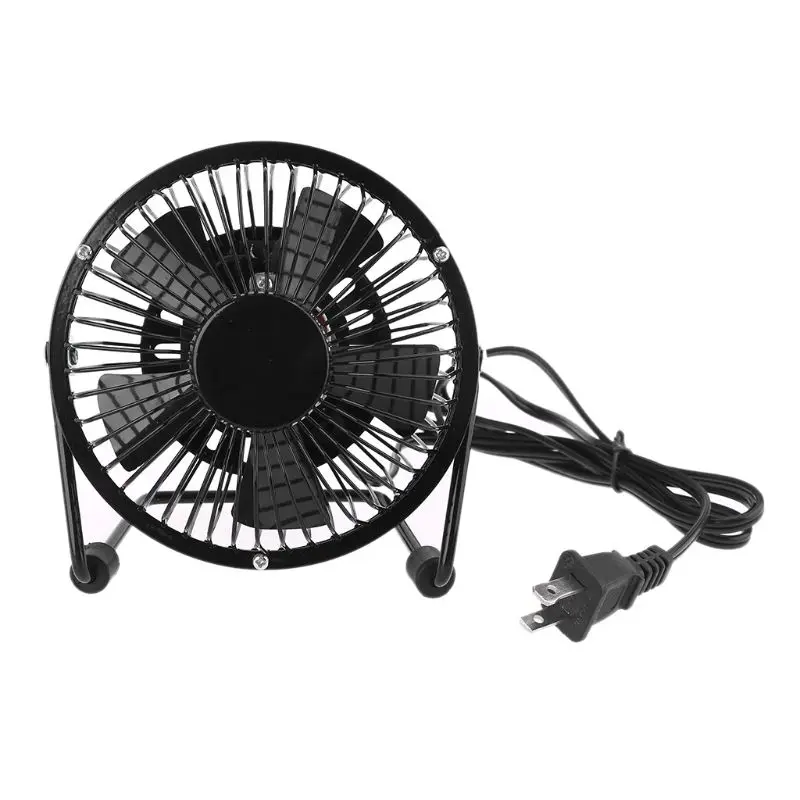 US EU UK Plug AC 110V 220V Electric Fans 5 inch Table Metal Small Desktop Fan for Home and Office Personal Fan